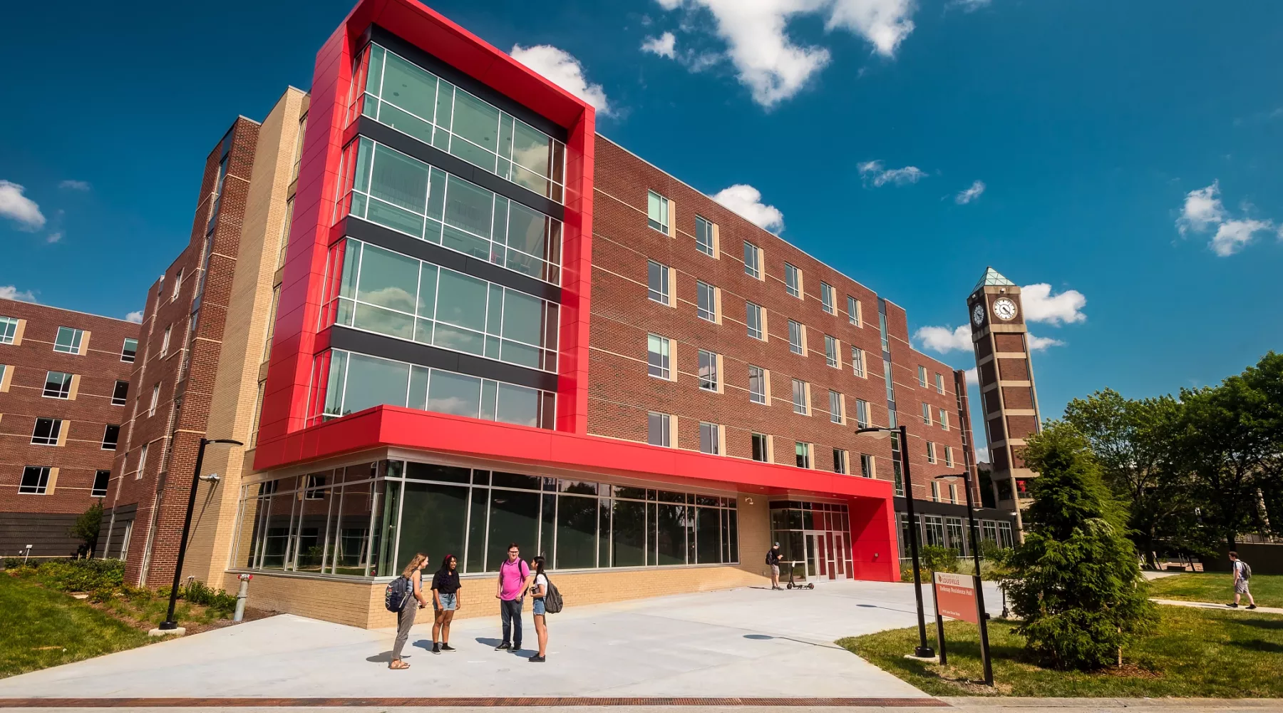 The Belknap Residence Hall is the latest  residence  hall on campus for first year  students.